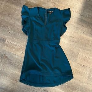 Rachel Zoe Hi/Lo cinched waist mini dress Size 8 (fits like a size 6)